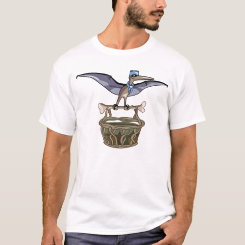 Pteranodon Carrying A Basket T_Shirt