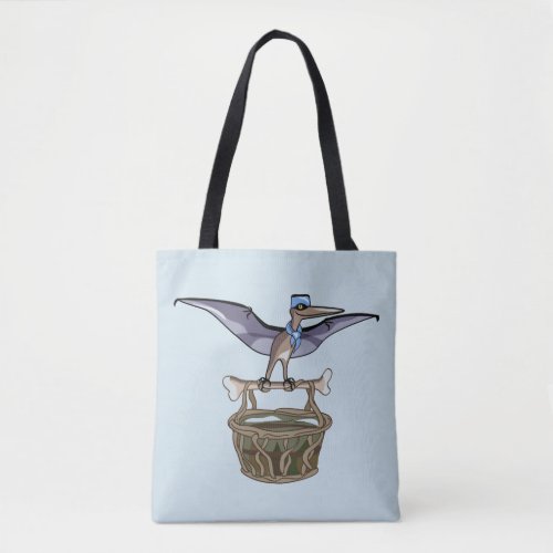 Pteranodon Carrying A Basket Tote Bag