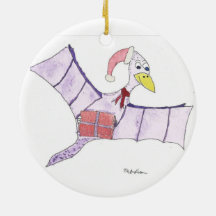Pteranodon Christmas Ornament