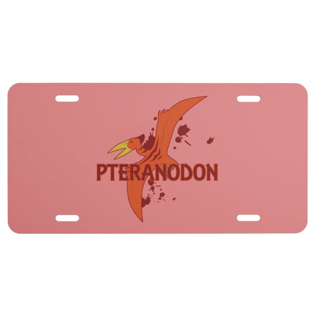 Pteranodon License Plate (Front)