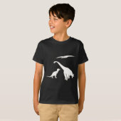 Pteranodon, Tyrannosaurus, Brontosaurus shirts (Front Full)