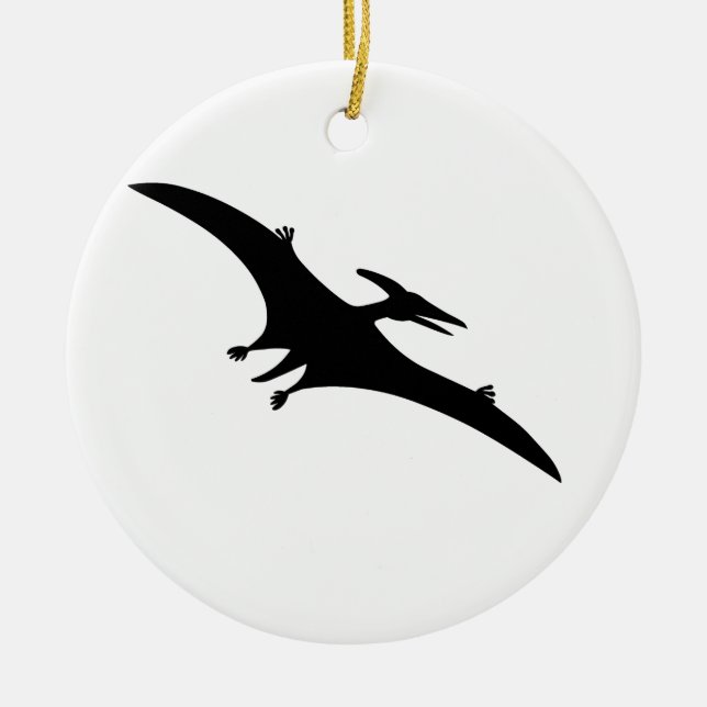 Pterodactyl Dinosaur Ceramic Ornament (Front)