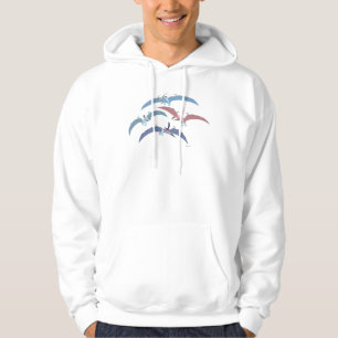 Pterodactyl Group Graphic Hoodie
