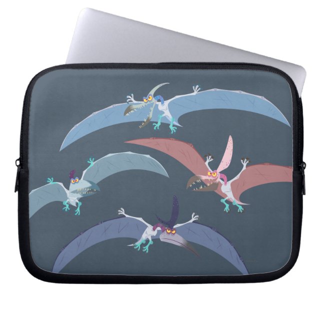 Pterodactyl Group Graphic Laptop Sleeve (Front)