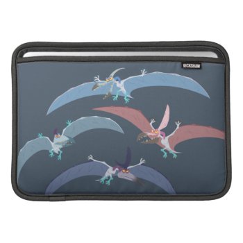 Pterodactyl Group Graphic Macbook Air Sleeve by gooddinosaur at Zazzle