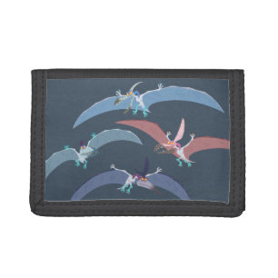 Pterodactyl Group Graphic Trifold Wallet