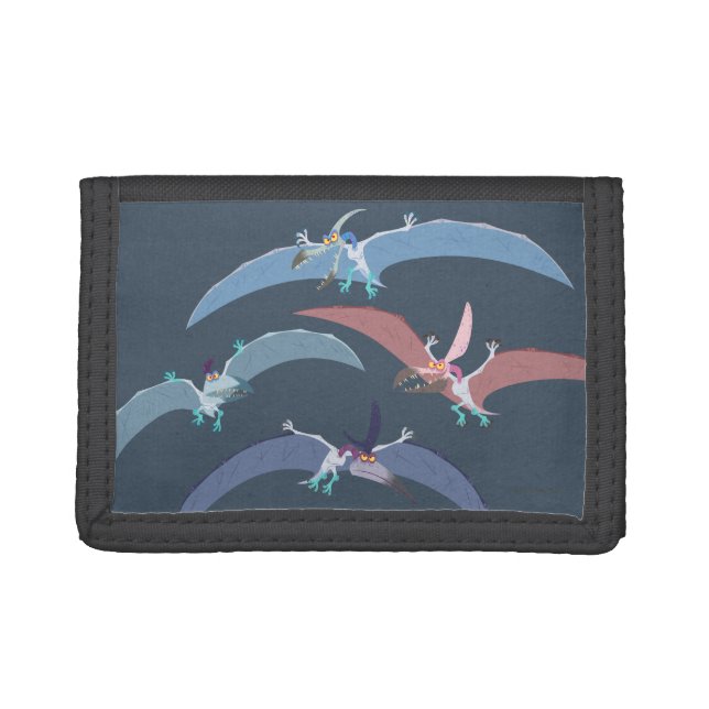 Pterodactyl Group Graphic Trifold Wallet (Front)