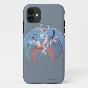 Pterodactyl Group Stack iPhone 11 Case