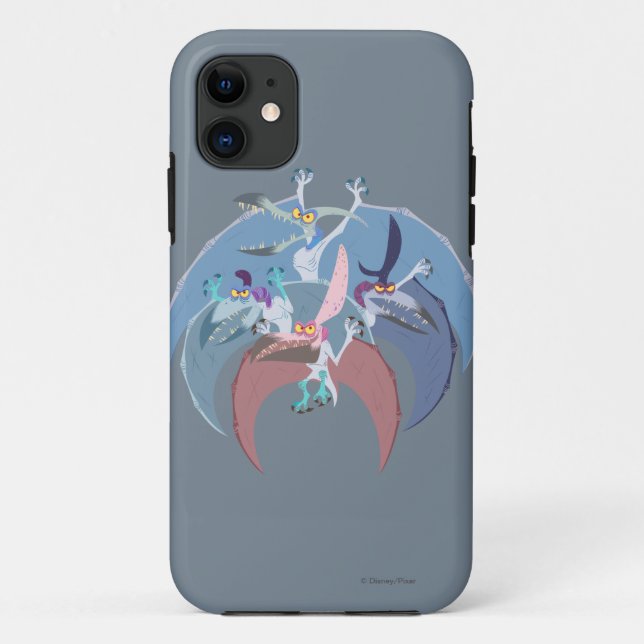 Pterodactyl Group Stack Case-Mate iPhone Case (Back)