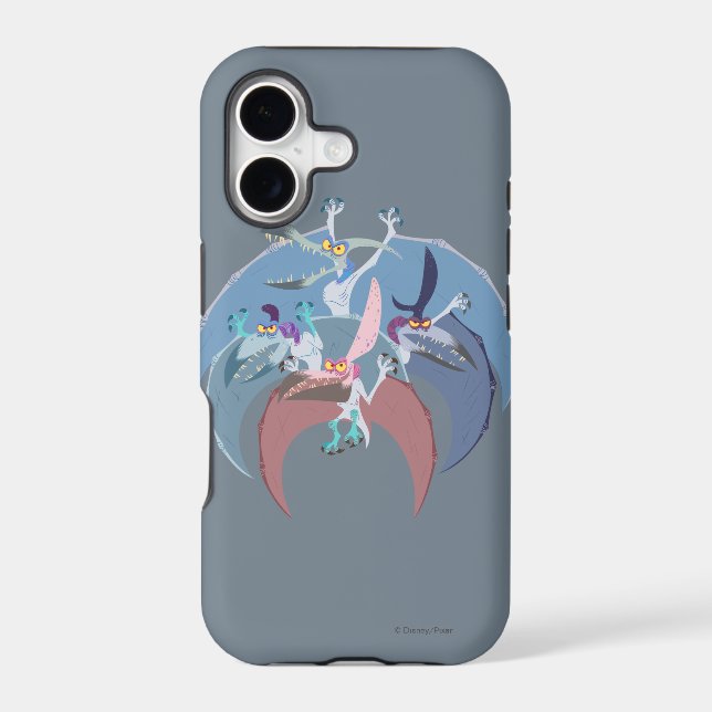 Pterodactyl Group Stack Case-Mate iPhone Case (Back)