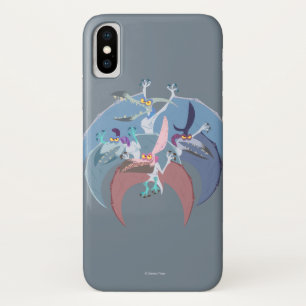 Pterodactyl Group Stack iPhone X Case