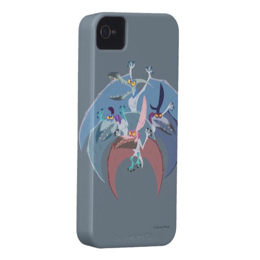 Pterodactyl Group Stack Case-Mate iPhone Case (Back/Right)