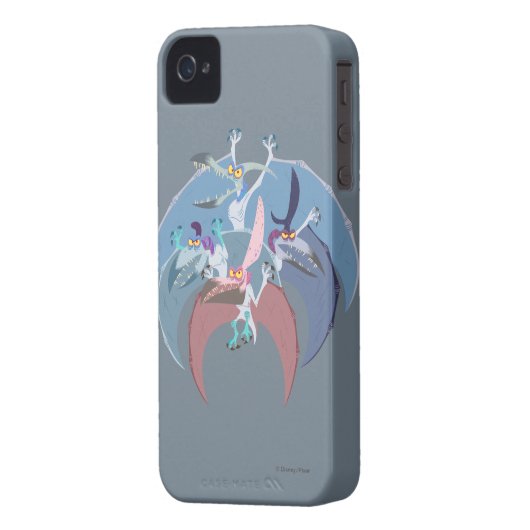 Pterodactyl Group Stack Case-Mate iPhone Case (Back Left)