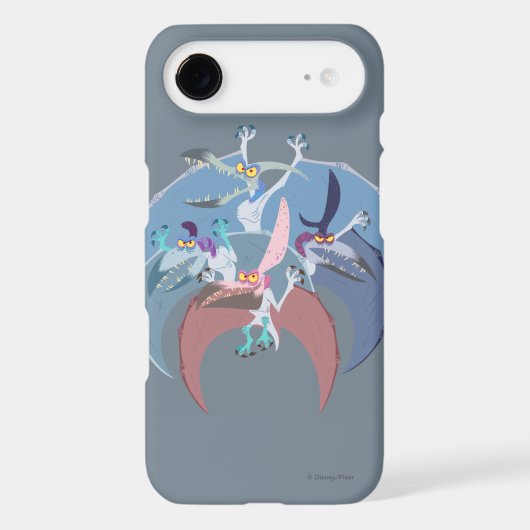Pterodactyl Group Stack Case-Mate iPhone Case (Back)