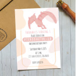 Pterodactyl Kids First Birthday Party Invitation<br><div class="desc">Fly into the fun with this customizable pterodactyl birthday party invitation. This funny and cute Invitation is perfect for your little one First Birthday.</div>