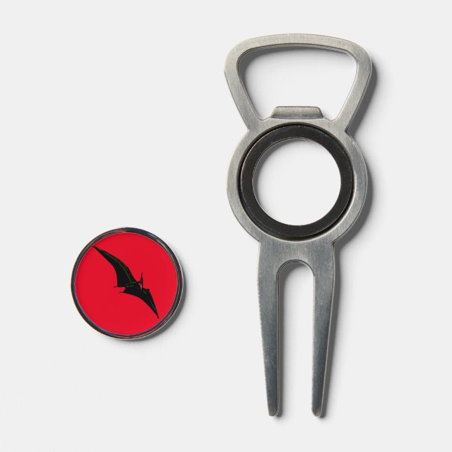 Pterodactyl Nature Dinosaur Divot Tool (Front (Open))