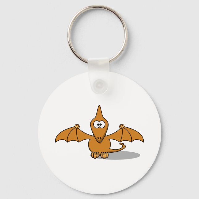 Pterodactyl Toony Art Keychain (Front)