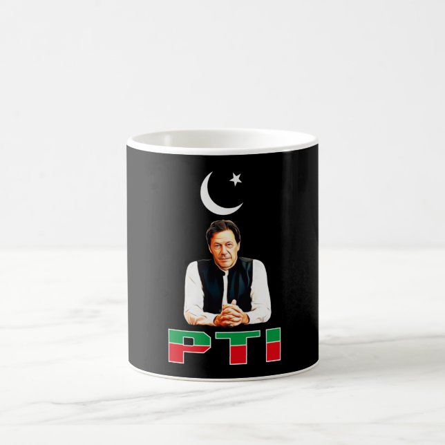 PTI Pakistani Party Support Imran Khan Coffee Mug (Center)