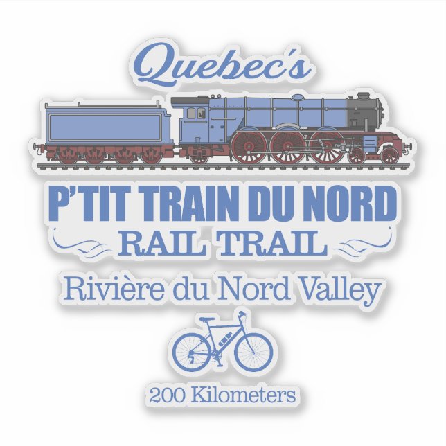 P'tit Train du Nord (RT2) Sticker (Front)