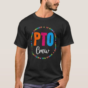 PTO Crew Parent School Volunteer Board Mom Parent T-Shirt