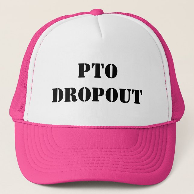 PTO Dropout Pink Hat (Front)