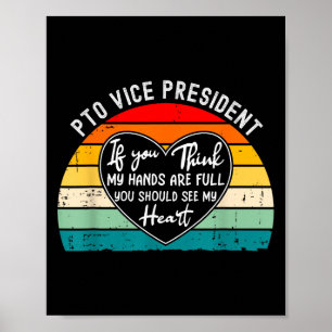 Pto Vice President Appreciation School Parent Volu Poster
