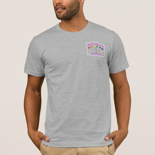 Ptown Pickleball pink_text logo  T_Shirt