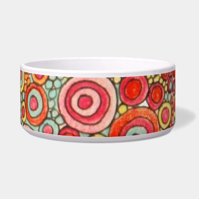 Ptown Poppy Dog Bowl (Right)