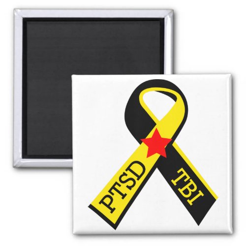 PTSD and TBI Awareness Magnet