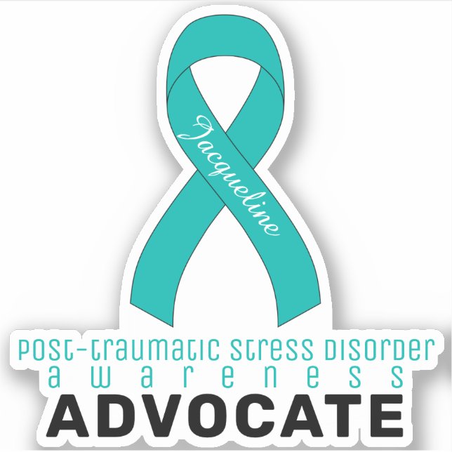 PTSD Awareness Advocate Vinyl Sticker (Front)