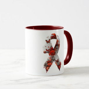 PTSD Awareness Day Floral Design Mental Health Mug