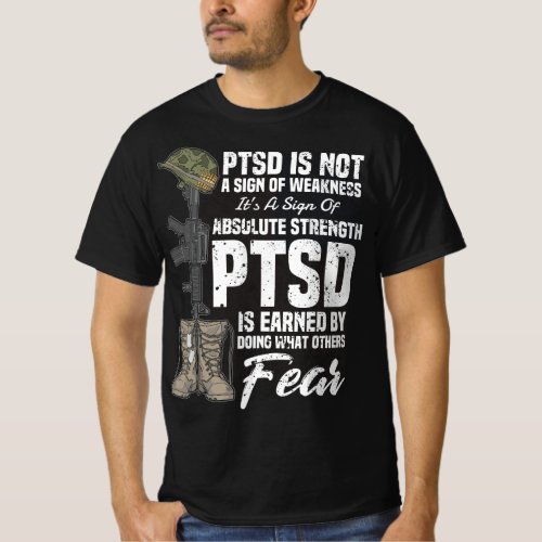 PTSD Awareness Gifts Mental Wounds Seek Post Traum T_Shirt