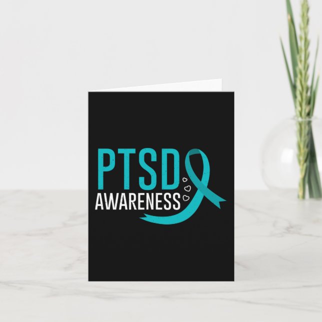 Ptsd Awareness Mental Health Post Traumatic Stress Card (Front)