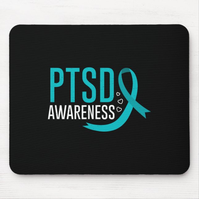 Ptsd Awareness Mental Health Post Traumatic Stress Mouse Pad (Front)