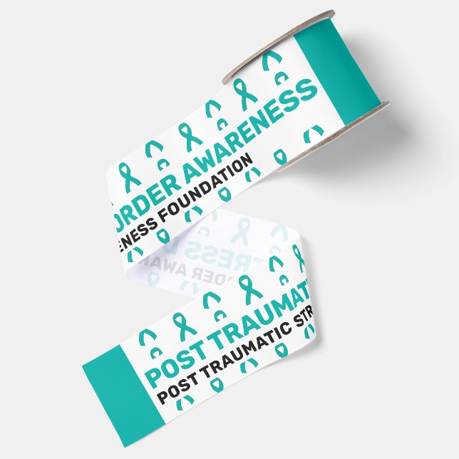 PTSD Awareness Pattern Ribbon (Front+Back)