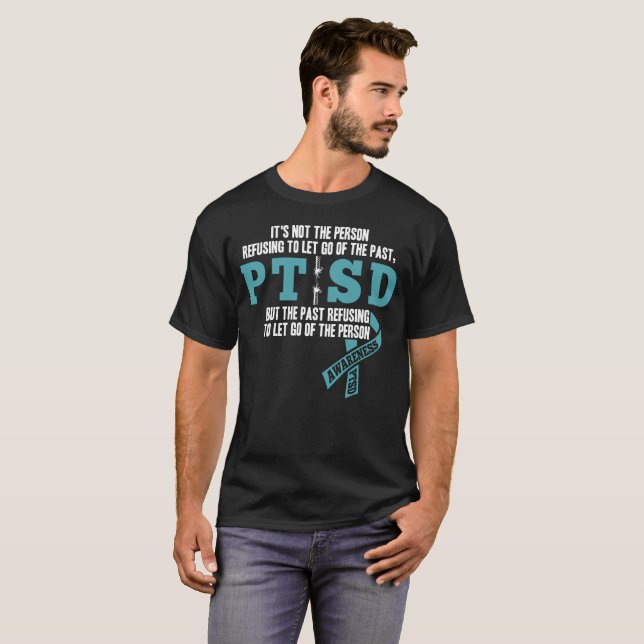 PTSD awareness Shirt - support veteran military (Front Full)