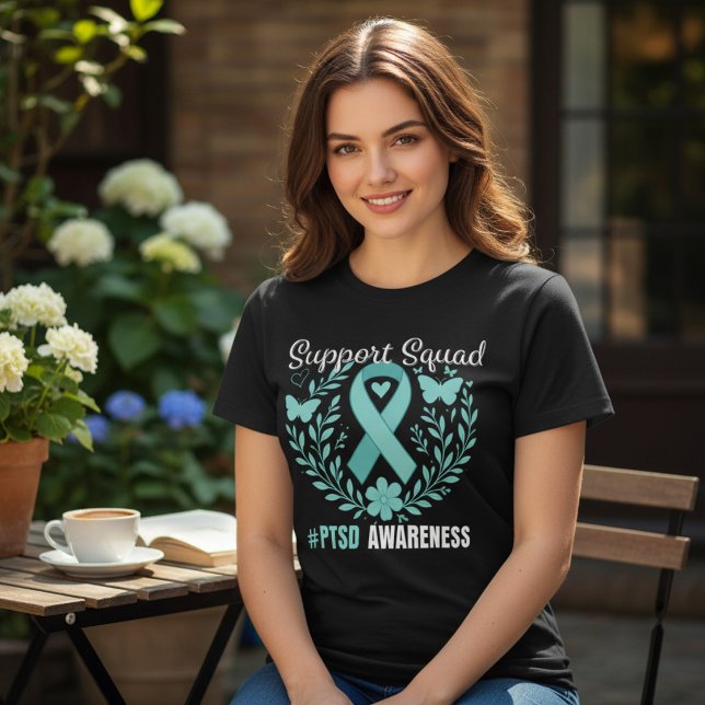 PTSD Awareness Support Squad Tri-Blend Shirt (Creator Uploaded)