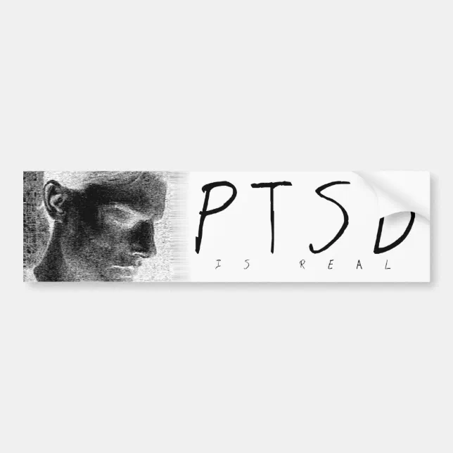 PTSD Bumper Sticker | Zazzle