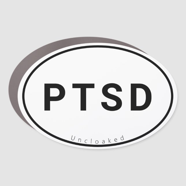 PTSD Car Magnet (Front)