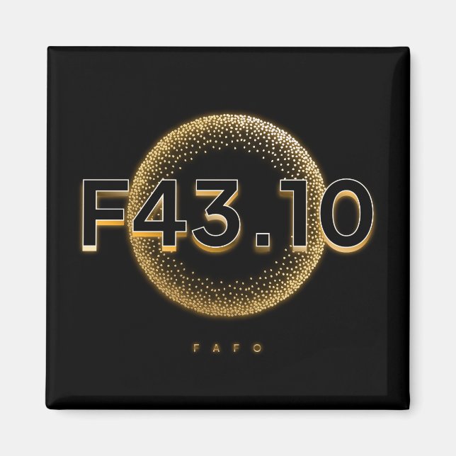 PTSD Mental Health Awareness F43.10 Magnet (Front)