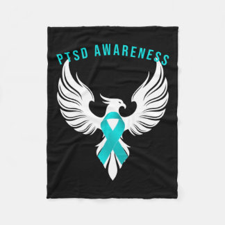 Ptsd Posttraumatic Stress Disorder Awareness Gift Fleece Blanket