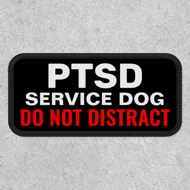 PTSD Service Dog Patch (Front)