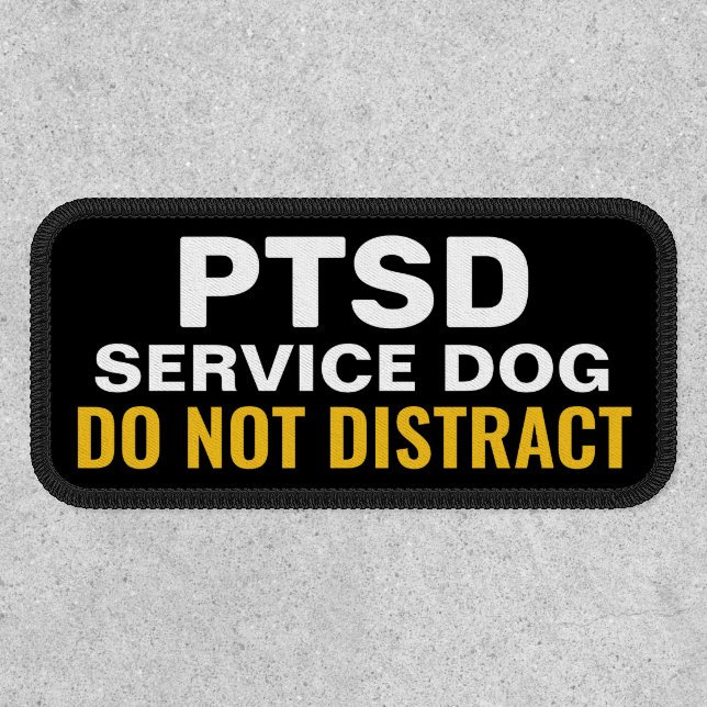 PTSD Service Dog Patch (Front)