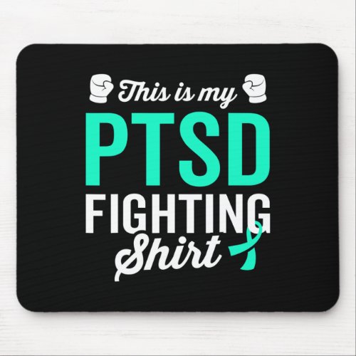 Ptsd Stress Warrior Survivor Awareness Get Well Re Mouse Pad