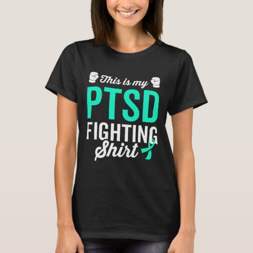 Ptsd Stress Warrior Survivor Awareness Get Well Re T_Shirt