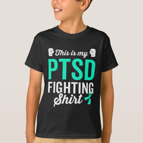 Ptsd Stress Warrior Survivor Awareness Get Well Re T_Shirt