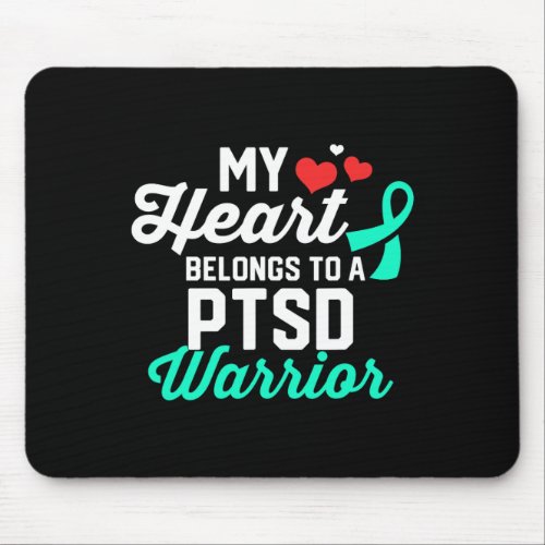 Ptsd Stress Warrior Survivor Support Awareness Rec Mouse Pad