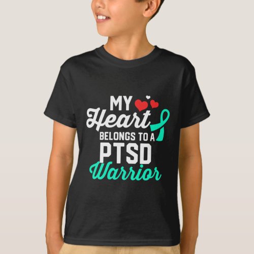 Ptsd Stress Warrior Survivor Support Awareness Rec T_Shirt