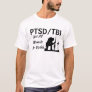 PTSD/TBI Not All Wounds Are Visible t-shirt