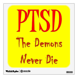 PTSD WALL STICKER